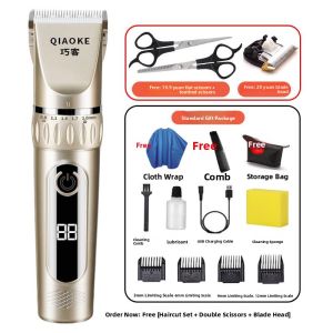 MONLEYTA | German Precision Electric Hair Clippers Mens Self-Help Haircut Machine Barber Shop Quality Home Trimming Tool Kit