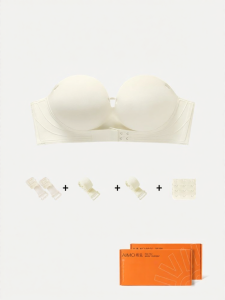 Aimo | No-Shoulder Strap Push-Up Bra Anti-Slip Small Chest Enlargement Seamless