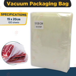 100PCS Food Fresh Vacuum Bag Embossed for Vacuum Sealer Machine Food Grade Packaging Plastic Bag