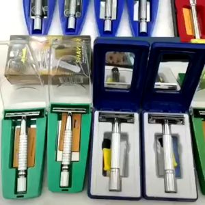 Alat Cukur Jenggot Manual Klasik Dua Sisi Pisau Berkualitas Tinggi Cocok Untuk Berbagai Jenis Rambut Jenggot