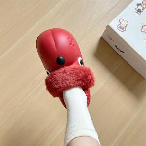 Detachable Cotton Slippers Womens Indoor Home Slippers Winter Warm Waterproof Outdoor Wearable Heel Included Home Shoes