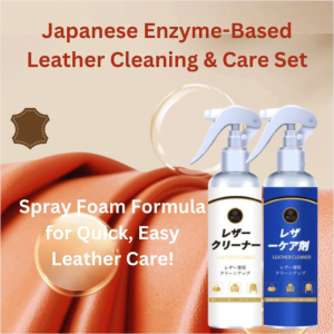 [SGSTOCK] Advanced Japanese Enzyme Based Leather Cleaning and Leather Care Spray | Leather Anti-Mold Leather Shampoo Leather  Conditioner Leather Handbag care Leather Sofa Lotion
