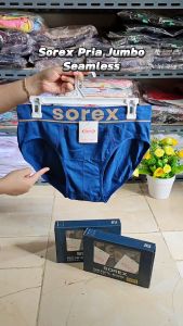 Celana Dalam Pria Jumbo Sorex Seamles 3808 Tanpa Jahitan | Cd Cowok Sorek Ukuran Besar