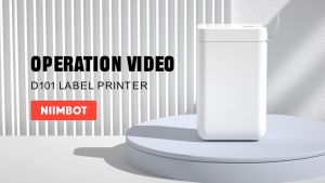 NIIMBOT D101 บลูทูธเครื่องพิมพ์ 20-25 มม. สำหรับ Office Home Shop กับปลีกป้าย