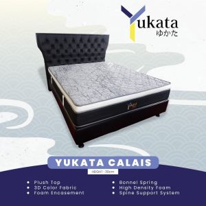 Springbed Calais Yukata T30 - Spring bed Yukata Calais Plushtop 30cm Empuk dan Mewah