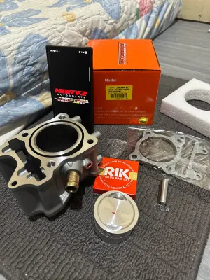 PITSBIKE BLOCK 59mm Honda Click125 Pin 13 Complete set RIK ring