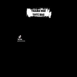 Thank You Printed High-Quality Plastic Bag Handle and Packaging Souvenirs (1pc)