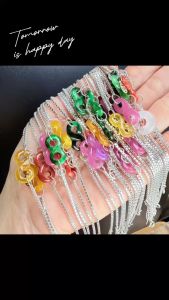 vòng tay nữ bạc mix charm như ý nguyện đá phong thuỷ tự nhiên đủ màu vòng tay đá phong thuỷtrang sức thiết kế đủ hoá đơn thẻ bảo hành