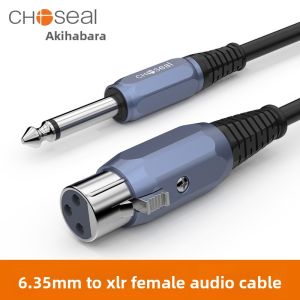 Choseal | Microphone Cable 6.35mm to XLR Male