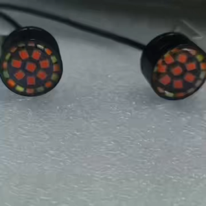 💎SiamEase💎ไฟเบรคของมอเตอร์ไซค์ หลอดไฟตาแมว RGBหมุน+แดงขาวกะพริบ ขายึด บรรจุ2หลอดSC-5