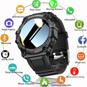 FD68s Smart Watch: Heart Rate & Sleeping Monitoring in a Waterproof Curved Screen