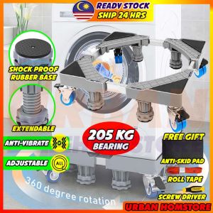 Heavy Duty Washing machine stand Shock proof adjustable wheel fridge dryer base Pelapik mesin basuh peti sejuk