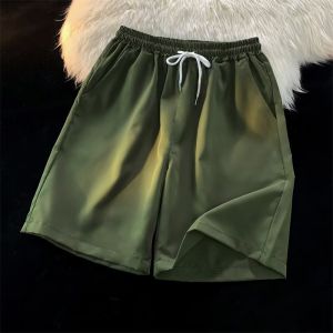 Shorts Mens Thin Quick-Drying Loose Summer Casual Home Large Trunks Straight-leg Sports All-Matching Fashion Brand Fifth Pants