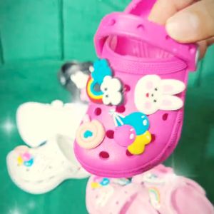 Shoeper Keanna Clogs Slippers Sandals for Kids Cartoon Embellished Designed Cute Sandals for Babies