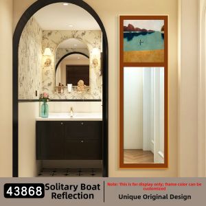 YASISHA | Vintage Style Water-resistant Bathroom Decorative Painting