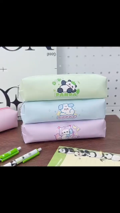 Cartoon Pencil Case 🐼 卡通熊猫大容量笔袋 Bekas Pensel Kartun Panda Kotak Alat Tulis Murid Sekolah Rendah Kapasiti Besar Stationery Box Cute Student Primary School