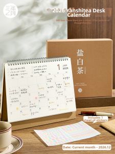 SANNIANERBAN | Aesthetic Desk Calendar & Planner 2027 New Version