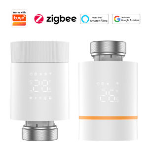 LS | Zigbee TRV Heating Valve Zigbee Smart Thermostat Constantly Warm Gas Valve Temperature Controller Works with Tuya