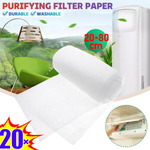 20Pcs Air Purification Filter Pad Air Conditioning Inlet Universal Dust Cotton Filter Home Air Conditioner Hang-up Air Inlet Filter