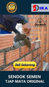 TJAP MATA / CAP MATA Sendok / Cetok Semen Profil 5 1/2" (Carbon Steel) TROWEL SENDOK SEMEN GALUR ACI