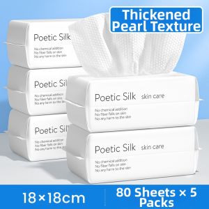 Soft & Thick Facial Wipes 5 Packs