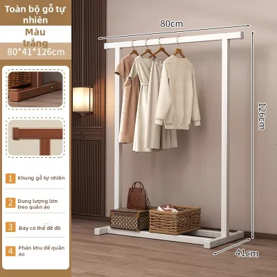 Giá Treo Áo Đứng Sàn Gỗ Thông