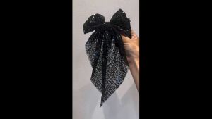 Jepit Pita Panjang Gemerlap & Payet Hair Clip: Aksesoris Rambut Korea