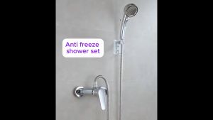 Wall Mounted Bathroom Chrome High Pressure Bath Tub Faucet Hot and Cold Water Mixing Shower Tap Set