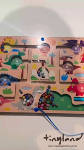 Magnetic Color and Number Maze Counting Matching Learning Puzzle Board
