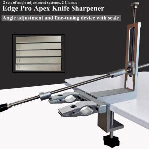 S06 S09 Design Professional Fixed Angle Apex Knife Sharpener Kitchen Knife tools Knife Sharpening System with diamond stones Set