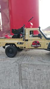 MN82 Armed Version 1:12 Full Scale RC CAR MN82 PRO Controllable Headlights 2.4G 4WD Off-Road Car Pick Up Truck Toy for Kids Gift