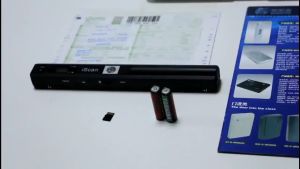 iScan Portable Scanner Mini Handheld Document Scanner A4 Book Scanner JPG and PDF Format 300/600/900 DPI
