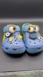 ADAX Minions Slipper For Kids Clog Summer Sandals EVA Soft Outdoor Sandals