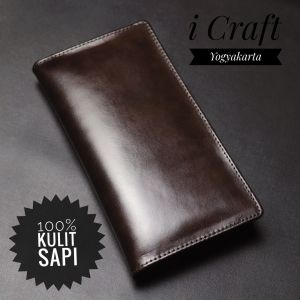 Dompet Kulit Sapi Panjang Pria Wanita Dompet Lipat Kulit Sapi