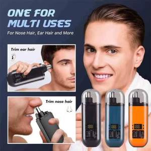 Nose Hair Trimmer Rechargeable and Portable Electric Trimmer Convenient and fast electric  with Digital Disply
