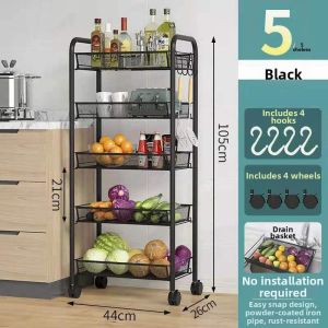 Multi-level Movable Storage Shelf