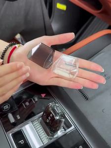 ฝาครอบหัวเกียร์รถยนต์ BYD Sealion 7 Sea Lion 07 EV ปี 2024 2025 วัสดุ ABS โปร่งใส หัวเกียร์ อุปกรณ์เสริม