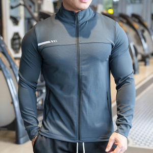 Mens Fitness Training Clothing Long Sleeve Running Outfit Quick Dry Tight Fit Sportswear Autumn Winter Running Gear