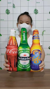 THÚ BÔNG BIA TIGER ĐỒ CHƠI CÀ RỐT GẤU BÔNG BÁNH MÌ CHAI BIA CÁ CHÉP CÀ RỐT ĐỦ LOẠI MẨU ĐẸP CAO CẤP