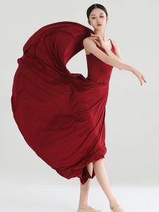 Elegant Classical Dance Performance Dress Strapless Long Skirt for Ballet Practice And Exams Lightweight And Flowing