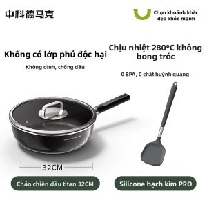 DUMIK | Chảo chống dính Titanium không phủ