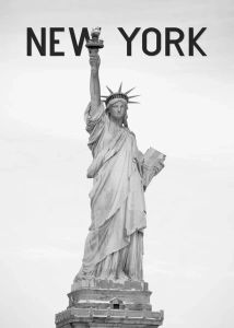BILIBILI | New York City Canvas Painting Modern Metropolis Architecture Heavy Traffic Art Print and Poster Living Room Home Wall Decor