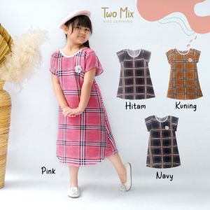 Dress Anak Cewek Naik Turun - Baju Anak Perempuan Viral Naik Turun 1-12 Tahun 4318