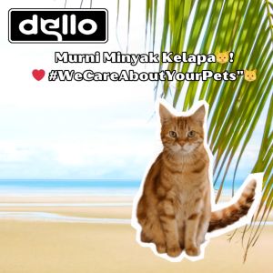 DELLO VIRGIN COCONUT OIL MINYAK VCO KUCING OBAT JAMUR SCABIES PERAWATAN BULU PREMIUM FEFARM