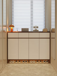 SAMEDREAM | Solid Wood Entryway Shoe Cabinet