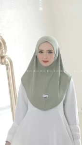 Jilbab Instan Bergo Hamidah Nasya Size M Bahan Knit