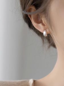 Elegant Minimalist Dainty Cute Design Sterling Earrings 92.5% Silver
