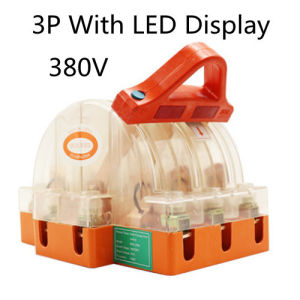 Knife Switch Reversing Switch Knife Switch All Copper Material LED Light Display 2P 3P 32A 63A 100A  220V 380V