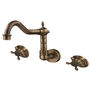 AZOS | Wall-Mounted Basin Faucet Copper Mixer Tap