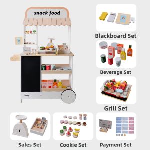 AGOX | Light Sound Mini Wooden Kitchen Toy